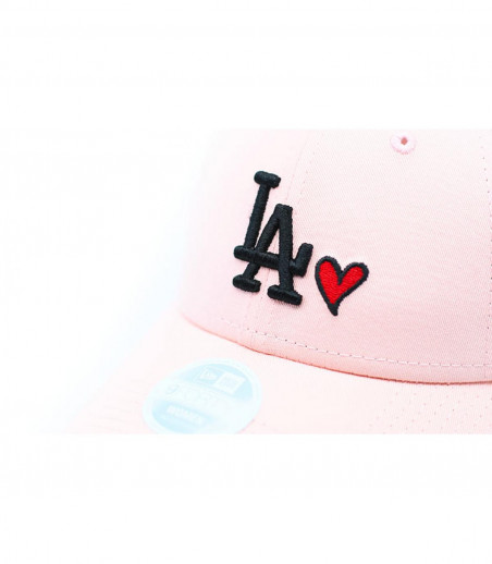 gorra mujer LA corazón rosa